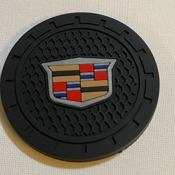 Cadillac Car Cup Holder Coasters set of 2 NWT - Picture 7 of 9